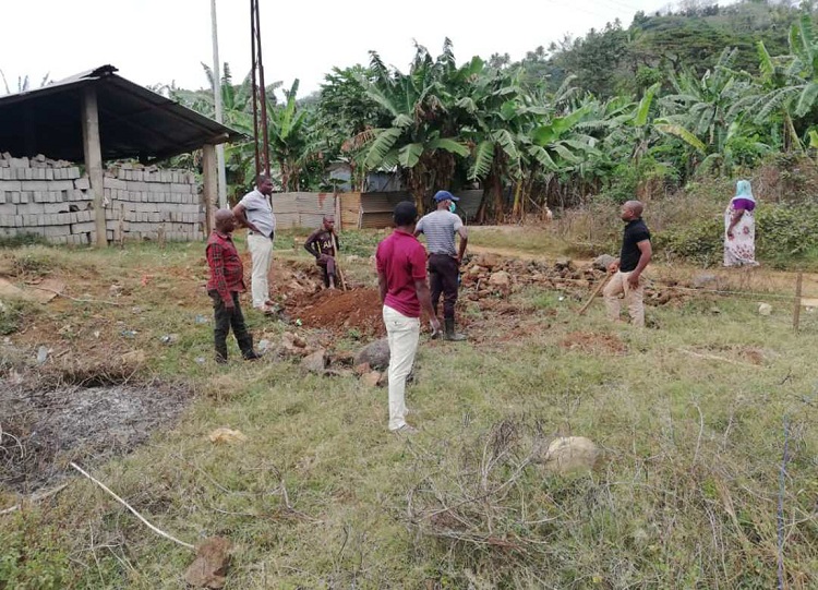 image Les travaux d’une mosquée à Wanani ont repris après 36 ans d’abandon
